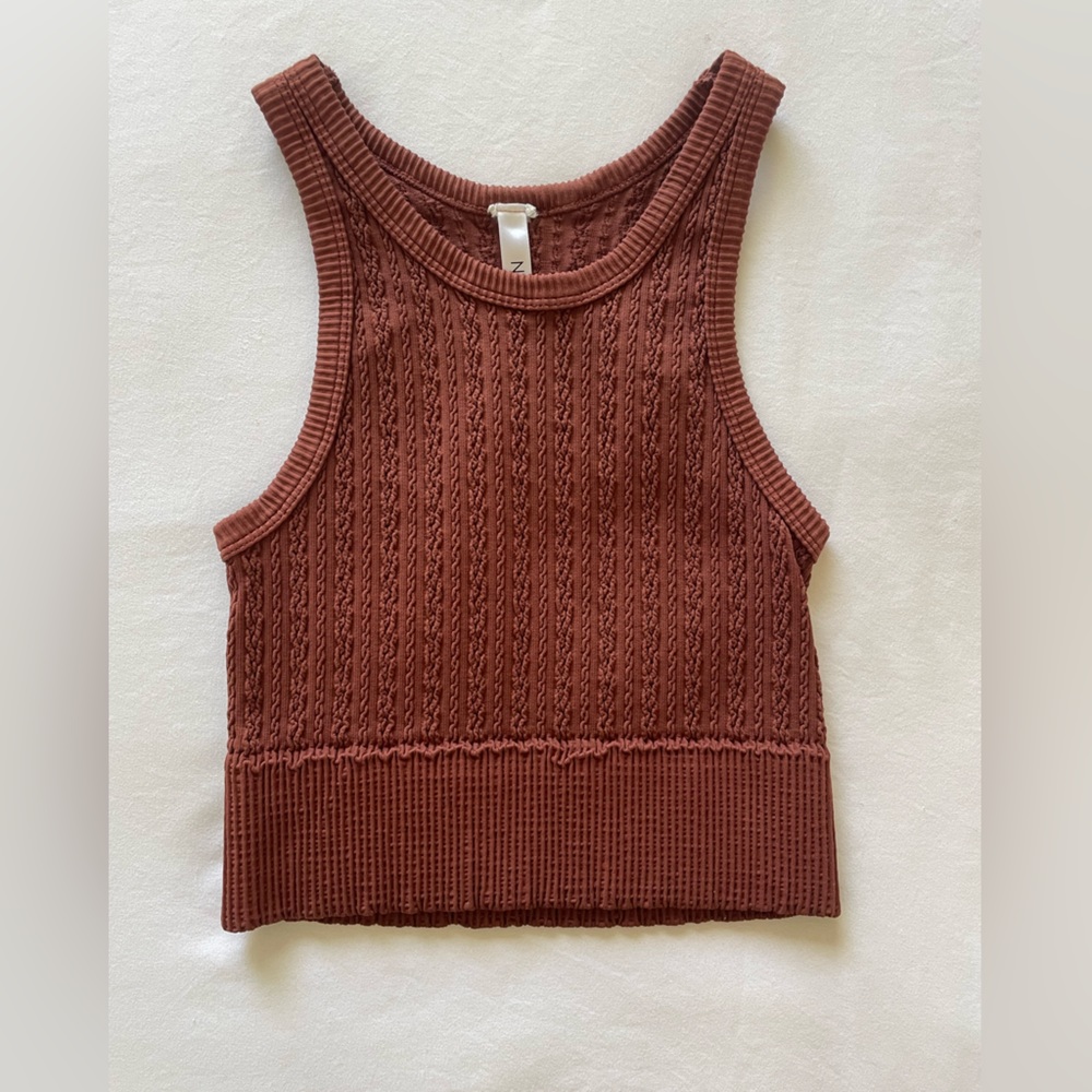 Nikibiki Vintage High Neck Crop Top